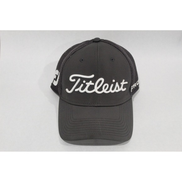Titleist Other - Titleist Golf Hat Footjoy FJ Cap‎ Mesh Back Fitted Style Gray Size S-M